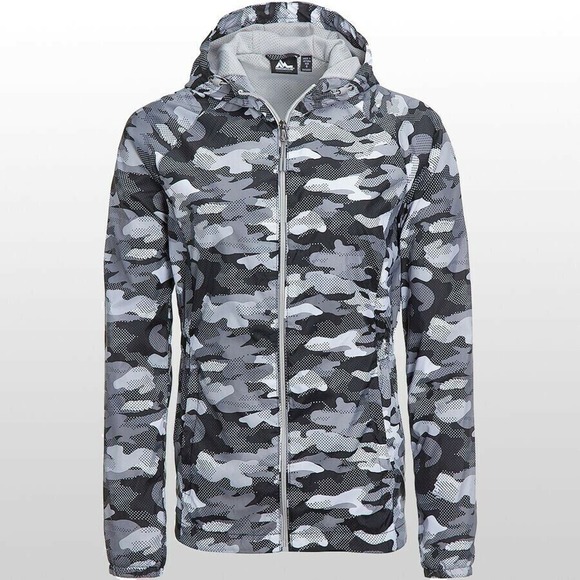 Mountain Club Camo Jacket Black white‎ Women's Size MEDIUM (US Small), NWT - Picture 6 of 15